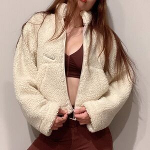 Nike Sherpa cream jacket